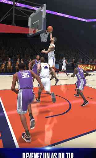 NBA NOW, jeu mobile de basket 3