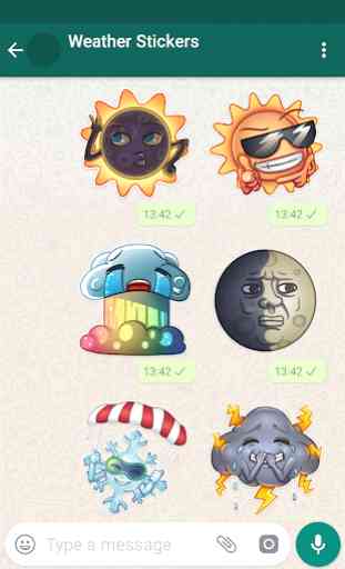New WAStickerApps ⛅ Weather Stickers For WhatsApp 1