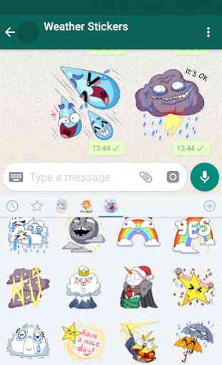 New WAStickerApps ⛅ Weather Stickers For WhatsApp 2