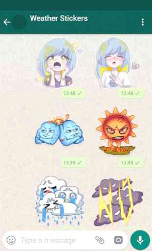 New WAStickerApps ⛅ Weather Stickers For WhatsApp 3