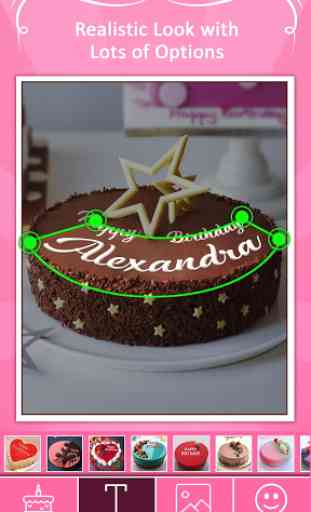 Nom et photo sur le gâteau d'anniversaire 3