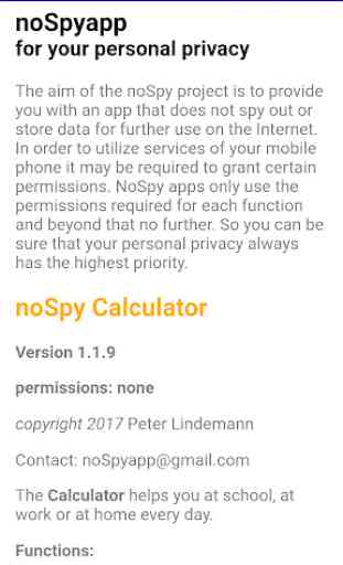 noSpy calculateur (pas de permissions) 4