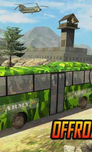 Offroad US Army Transport Prisoners Bus Driving 2