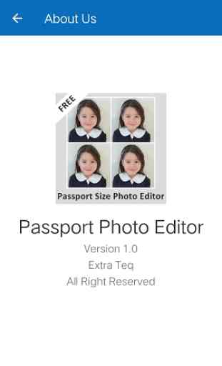 Passport Size Photo Editor -Passport photo creator 2