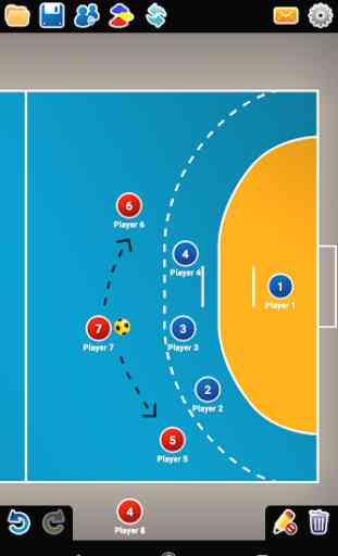 Planche Tactique: Handball 4