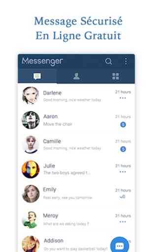 Privacy Messenger-Texte Sécurisé, SMS, Appel écran 2