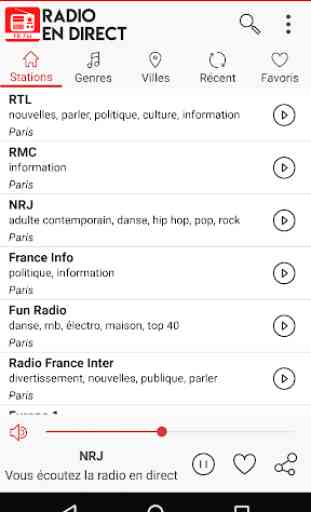 Radio en direct France: Écouter radio fm en ligne 1
