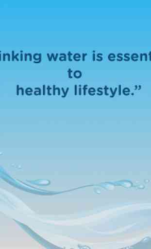 Rappel quotidien de boisson à l'eau: Tracker d'ala 1