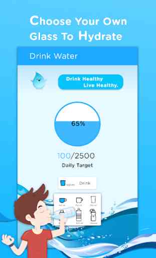 Rappel quotidien de boisson à l'eau: Tracker d'ala 3