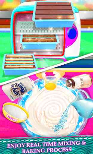 Real Cakes Jeu de cuisine! Desserts Rainbow Unicor 2