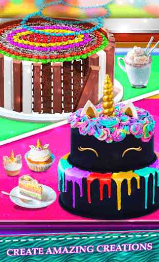 Real Cakes Jeu de cuisine! Desserts Rainbow Unicor 3