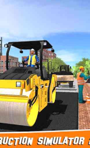 Real City Road Construction Simulator 2019 1