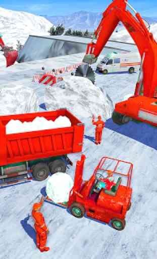 Real Snow Excavator Simulator 2019 1