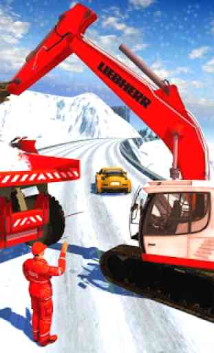 Real Snow Excavator Simulator 2019 4