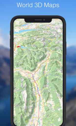 Relief Maps - GPS 3D Randonnée & Trail 3