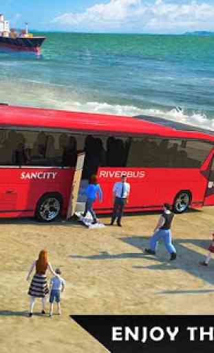 Rivière autobus un service ville touristique bus 1