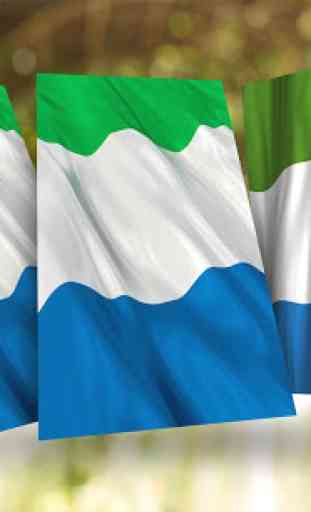 Sierra Leone Flag Wallpaper 2