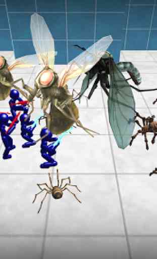 Simulateur de bataille Stickman Spiders 3