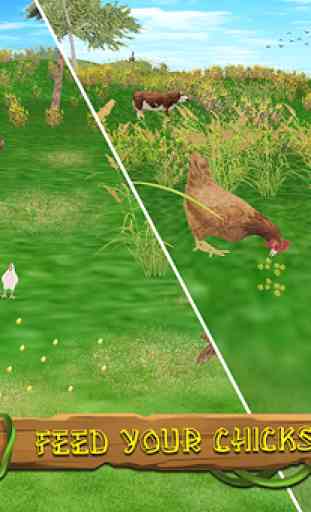 Simulateur de famille de poule: poulets doux 3