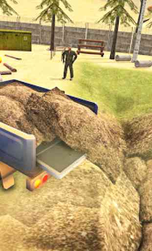 Simulateur de pelle à sable: Grue à la surface de 4