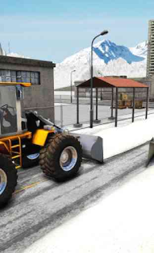 Snow Excavator Crane Simulator 2