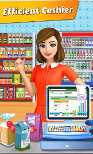 Supermarket Sim: Jeux de caissier pour filles 1