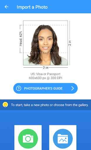 Taille de passeport Photo Maker 2