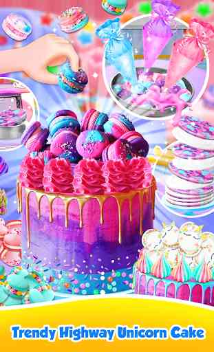 Unicorn Food - Sweet Rainbow Cake Desserts Bakery 3