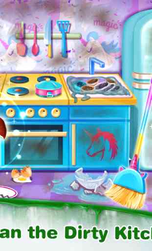 Unicorn Frost Cakes Shop - Baking Games for Girls 2