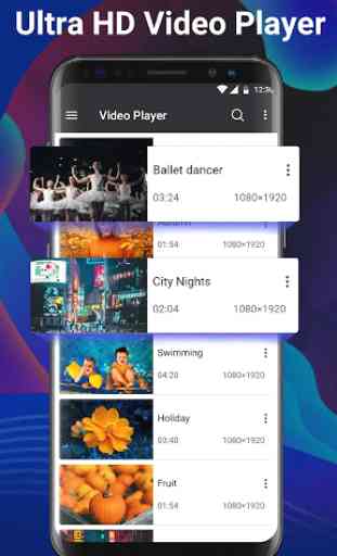 Video Player Pro - Full HD & Tous les formats & 4K 4