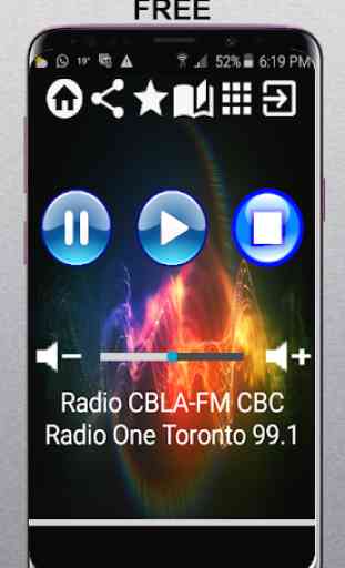CA Radio CBLA-FM Radio One Toronto 99.1 FM App Rad 1