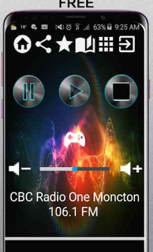 CBC Radio One Moncton 106.1 FM CA App Radio Free L 1