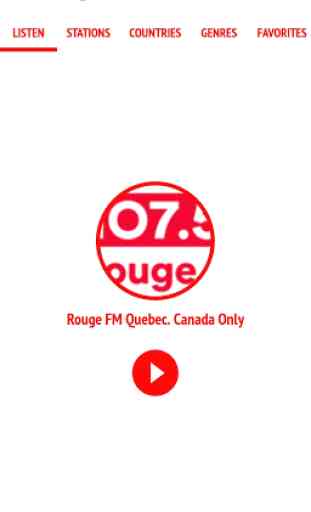 107.5 Rouge FM Quebec 107 5 Radio 1