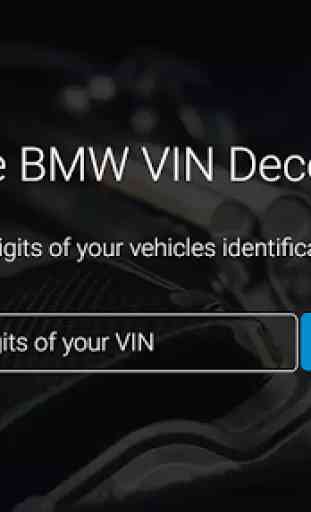 Bimmer VIN Decoder for BMW 4