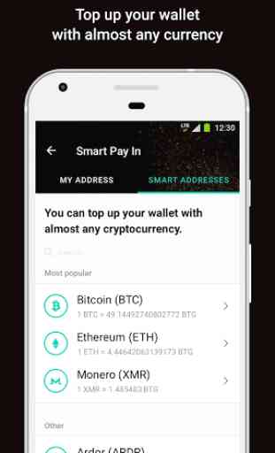Bitcoin Gold Wallet by Freewallet 4