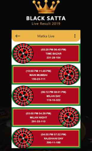 Black Satta Live Results 3