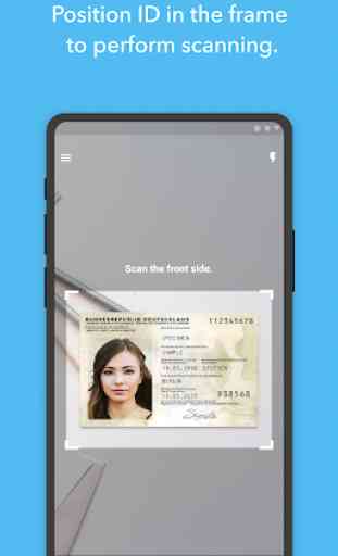 BlinkID - Scanner de carte d'identité avec OCR 1