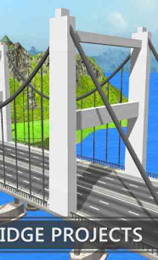 Bridge Building Sim: Riverside Construction Games 2