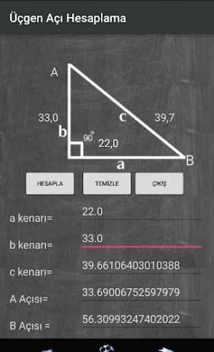 Calculatrice Triangle 1