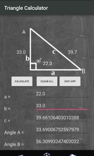 Calculatrice Triangle 3