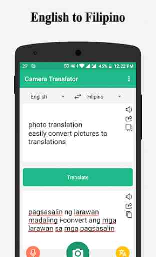 Camera Translator - From Camera, Image, Voice Text 4