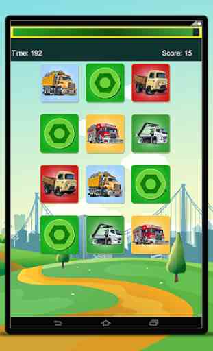 Camions de pompiers et voitures: jeu pour garçons 2