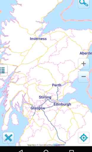 Carte de Écosse hors-ligne 1