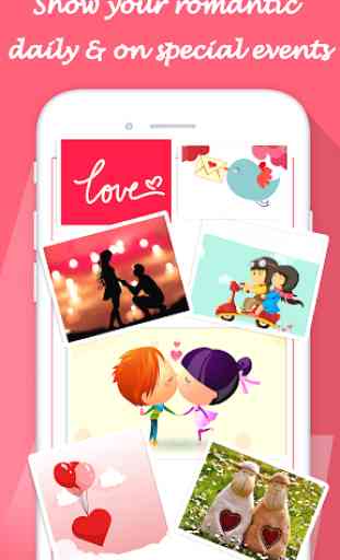 Carte de voeux romantique: créez une carte d'amour 1