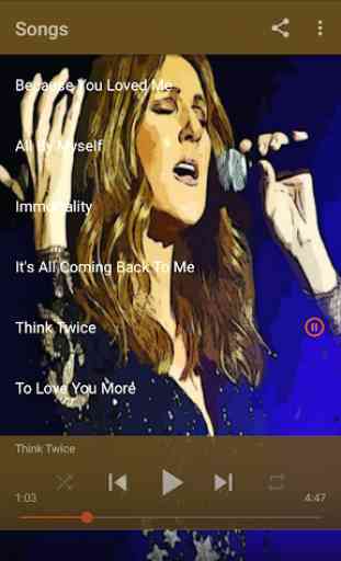 Celine Dion OFFLINE Songs 4