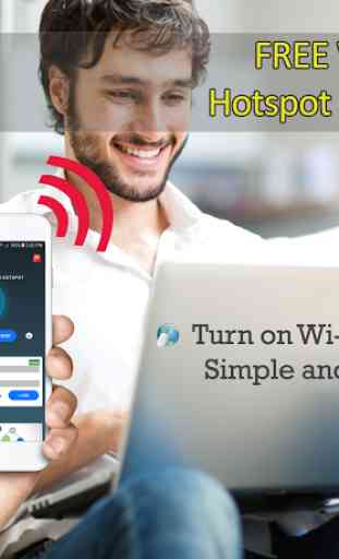 Connexion à Internet WiFi gratuit et point d'accès 1