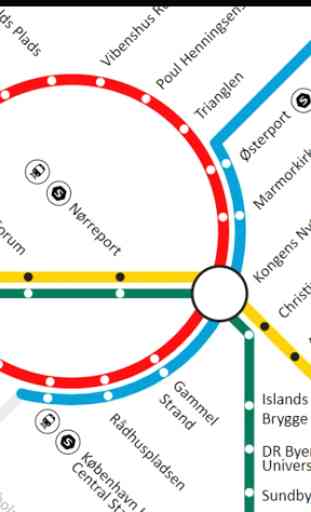 Copenhagen Metro Map 3
