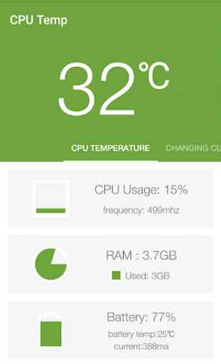 Cpu Temperature - Cpu, Memory, Battery Monitor 1
