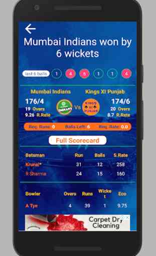 Cricket: Live Line & Fastest Live Score 3