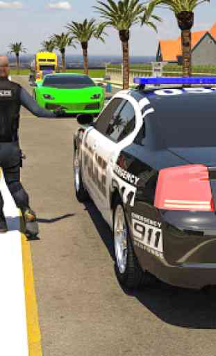 Crime City COP voiture: Driver 3D police 2018 1